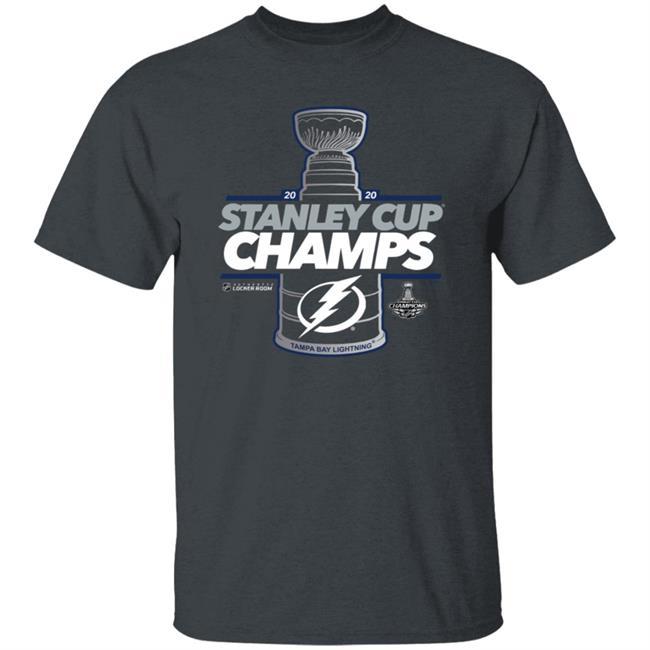 Tampa Bay Lightning Stanley Cup 2020 Shirt Tampa Bay Lightning Fanatics Branded 2020 Stanley Cup Champions Locker Room Laser Shot T Shirt