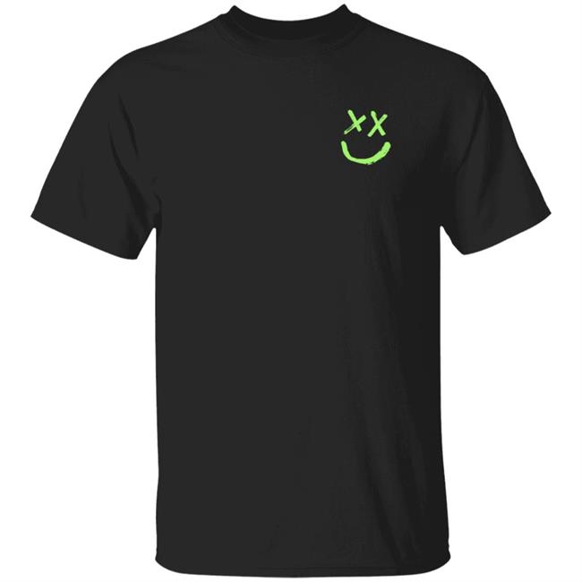 Louis Tomlinson Merch Smiley Walls Neon Green Logo Shirt Louis Tomlinson Merch Smiley Walls Neon Green Logo Shirt