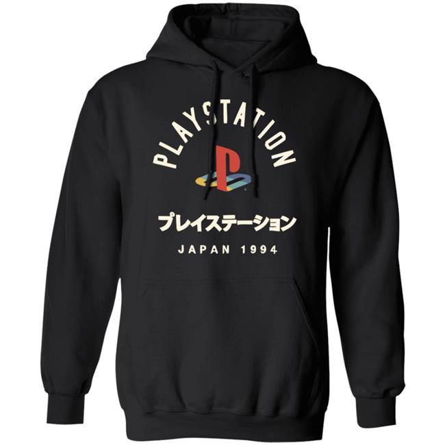 Vintage 1994 PlayStation Hoodie Black Sweatshirt