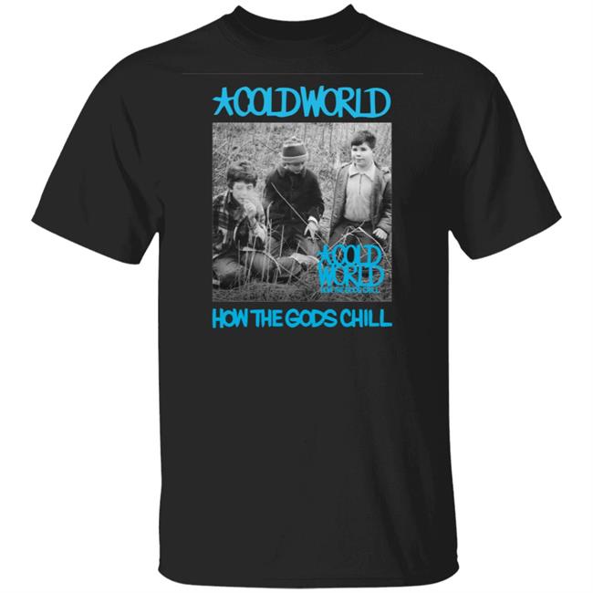 Cold World Htgc Cover Deathwish Inc T Shirt Deathwish Inc. T Shirts Cold World How The Gods Chill Cover T Shirt