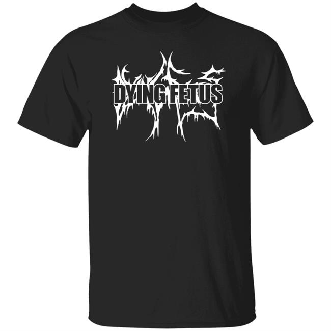 Dying Fetus Dual Logo Shirt All In Merch T Shirts All In Merch Dying Fetus Dual Logo Shirt