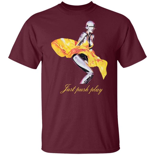 Aerosmith Merch Must Push Play Tee Shirt Aerosmith Merch Must Push Play Tee Shirt