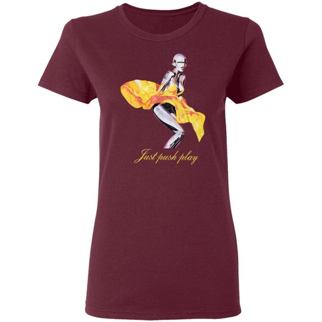 Aerosmith Merch Must Push Play Tee Shirt Aerosmith Merch Must Push Play Tee Shirt