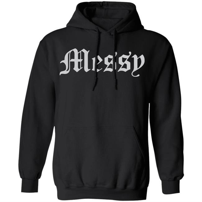 Messy Alondra Dessy Hoodie Alondra Dessy Hoodie Sweatshirt Messy Holographic Logo Hoodie Sweatshirt