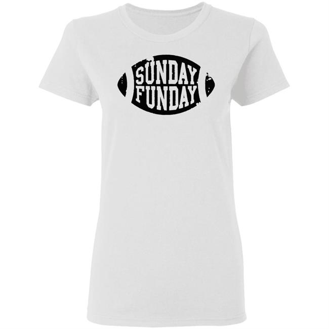 NWT Sunday Funday Football White Shirt NWT NWT Sunday Funday Football White Shirt NWT