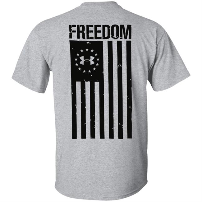 US NWT Under Armour Freedom Flag White Shirt NWT US NWT Under Armour Freedom Flag White Shirt NWT