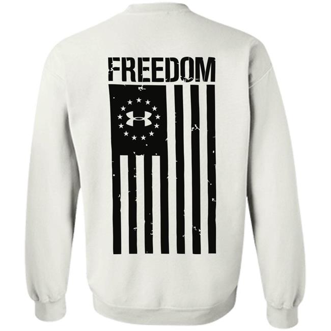 US NWT Under Armour Freedom Flag White Shirt NWT US NWT Under Armour Freedom Flag White Shirt NWT