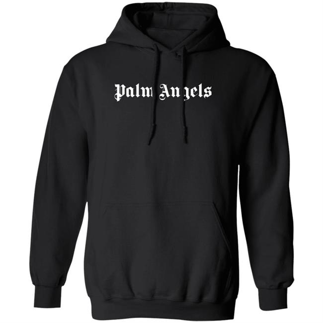 Palm Angels Logo Hoodie Palm Angels Hoodies Sweatshirt Palm Angels Front Logo Hoodie Sweatshirt