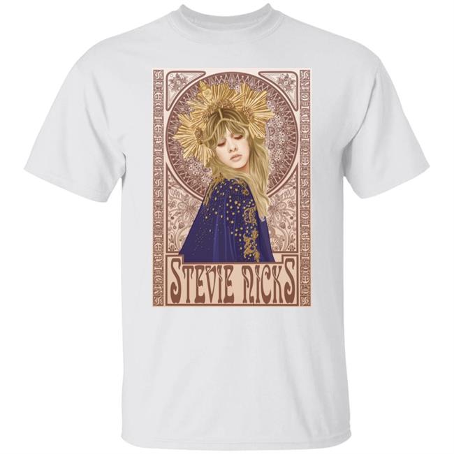 Stevie Nicks T Shirt Mucha Art Nouveau Stevie Nicks T Shirt Mucha Art Nouveau