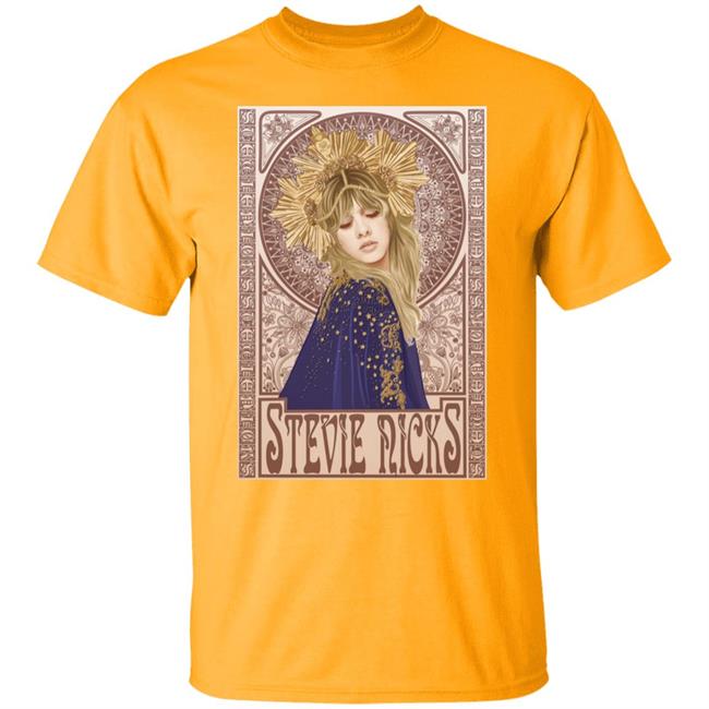 Stevie Nicks T Shirt Mucha Art Nouveau Stevie Nicks T Shirt Mucha Art Nouveau