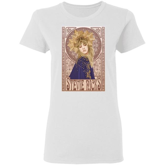 Stevie Nicks T Shirt Mucha Art Nouveau Stevie Nicks T Shirt Mucha Art Nouveau