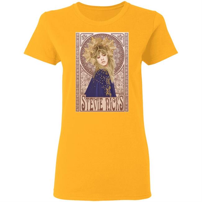 Stevie Nicks T Shirt Mucha Art Nouveau Stevie Nicks T Shirt Mucha Art Nouveau