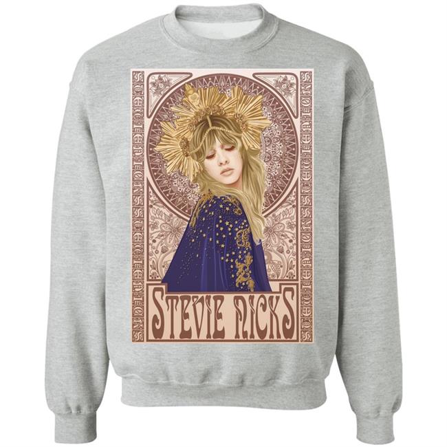 Stevie Nicks T Shirt Mucha Art Nouveau Stevie Nicks T Shirt Mucha Art Nouveau