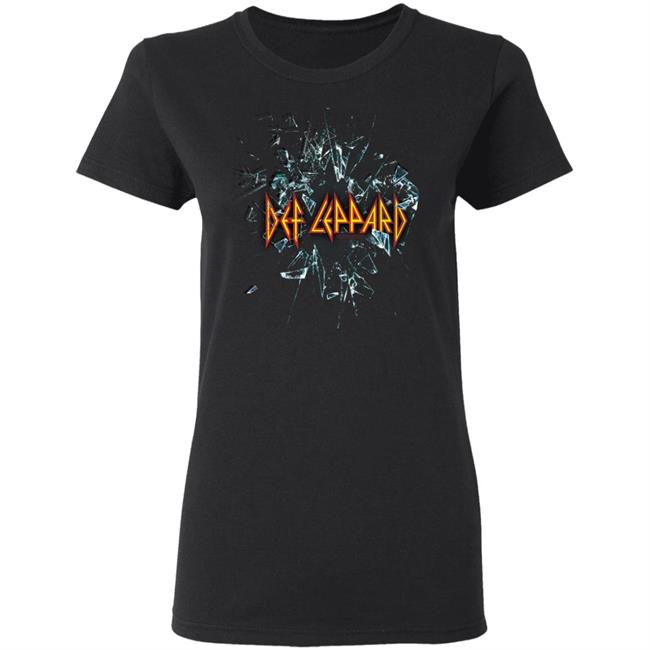 Def Leppard Graphic Band Tee Black Shirt Def Leppard Graphic Band Tee Black Shirt