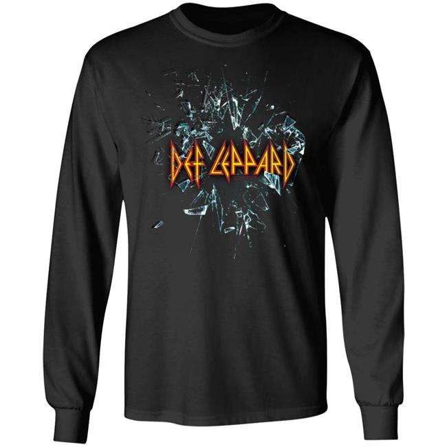 Def Leppard Graphic Band Tee Black Shirt Def Leppard Graphic Band Tee Black Shirt