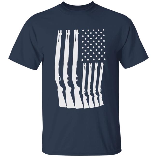 US Flag Made With Guns Shirt FUN GUN T-SHIRTS FROM OVER THE YEARS funny shirt royal t shirt