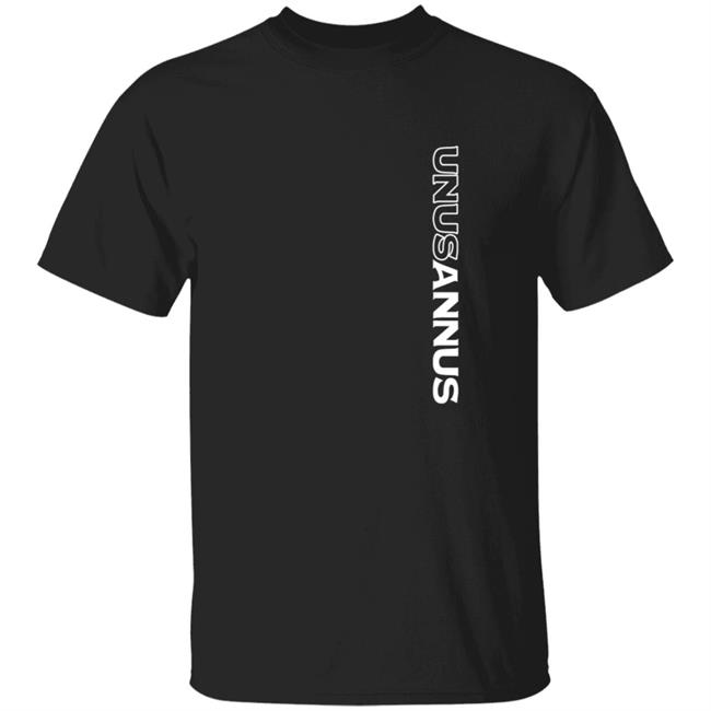 Unus Annus Merch Vertical Logo Tee Shirt