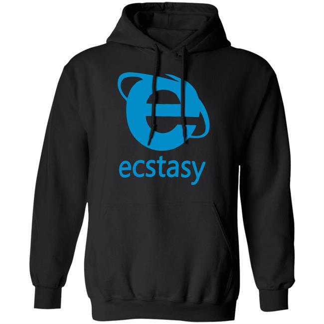 Ecstasy Vetements Hoodie Ecstasy Logo Hoody Black Sweatshirt