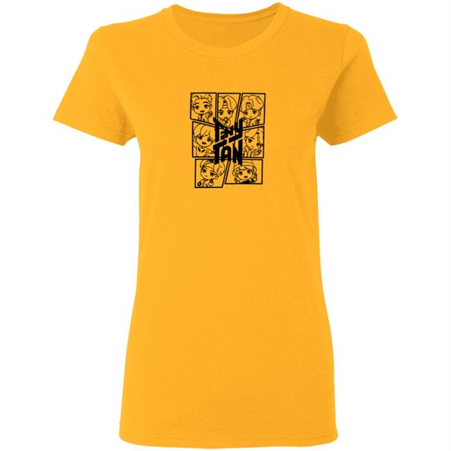 BTS TinyTan Tiny Tan Mic Drop Tee Shirt BTS TinyTan Tiny Tan Mic Drop Tee Shirt
