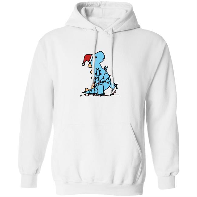 Shop Dinosaur Merch Christmas Hoodie Sweatshirt