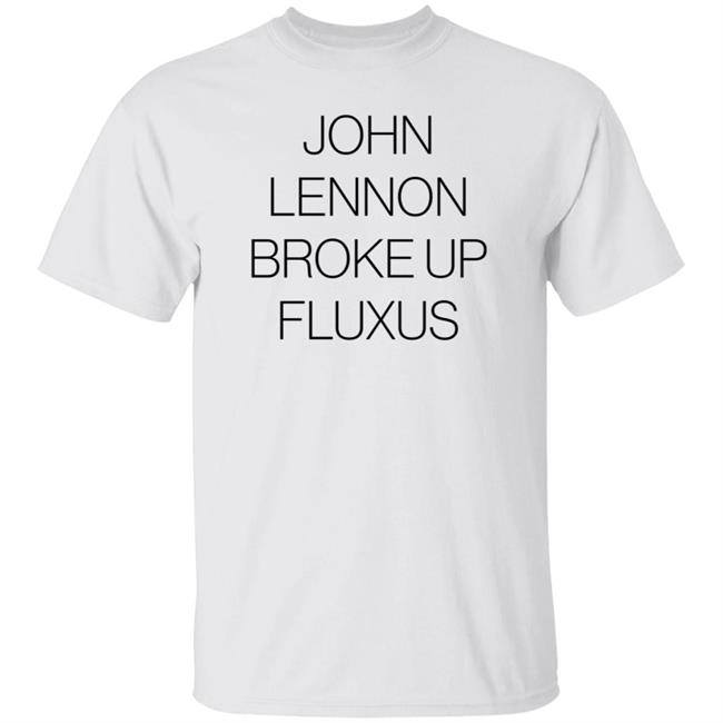 Yvon Lambert Book Shop David Horvitz John Lennon Broke Up Fluxus Shirt