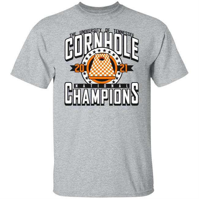 UTvol shop The University Of The Tennessee Cornhole National 2021 Champions Shirt UTvol shop The University Of The Tennessee Cornhole National 2021 Champions Shirt