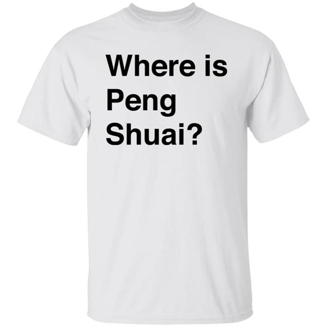 Where Is Peng Shuai Shirt Drew Pavlou