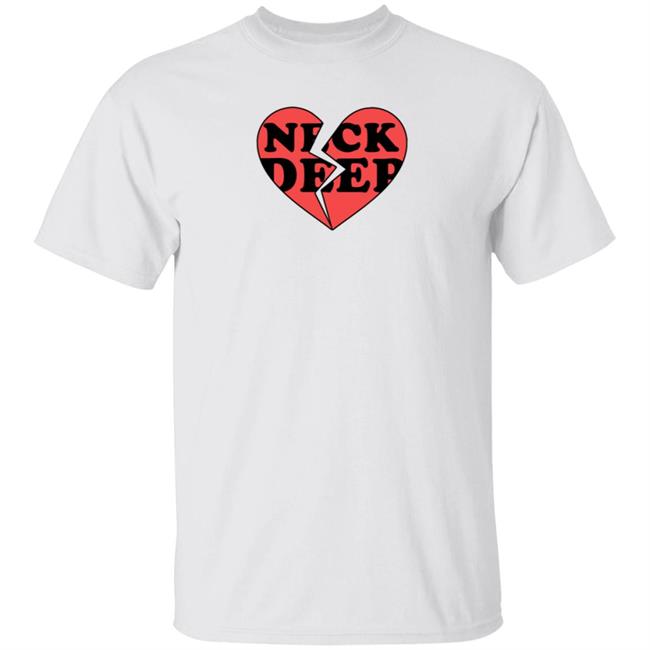 Neck Deep Merch Broken Heart Shirt Neck Deep Merch Broken Heart Shirt