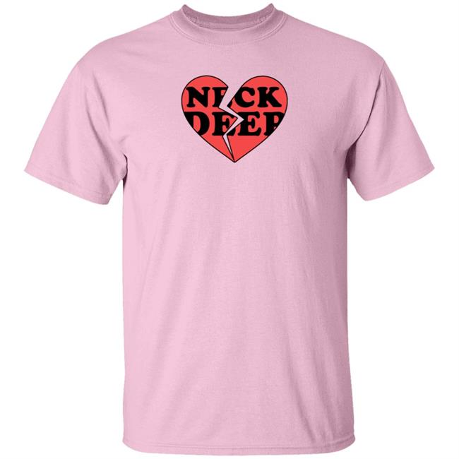 Neck Deep Merch Broken Heart Shirt Neck Deep Merch Broken Heart Shirt