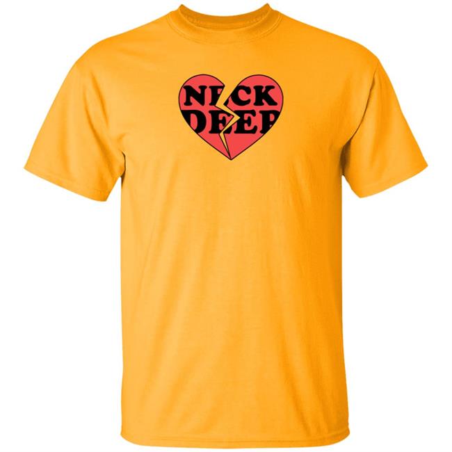 Neck Deep Merch Broken Heart Shirt Neck Deep Merch Broken Heart Shirt