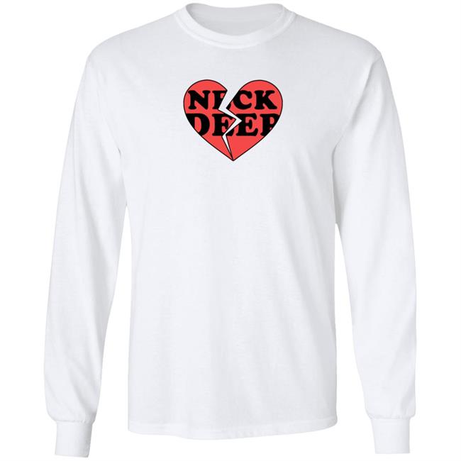 Neck Deep Merch Broken Heart Shirt Neck Deep Merch Broken Heart Shirt