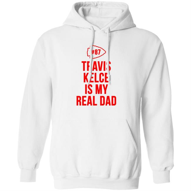 Travis Kelce Is My Real Dad Bodysuit Baby Shirt Travis Kelce Is My Real Dad Bodysuit Baby Shirt