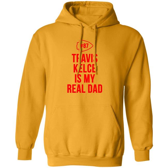 Travis Kelce Is My Real Dad Bodysuit Baby Shirt Travis Kelce Is My Real Dad Bodysuit Baby Shirt