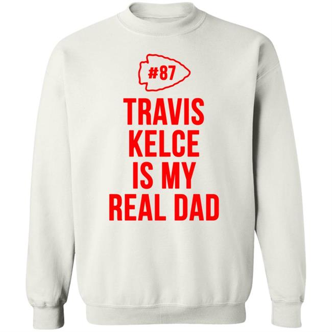 Travis Kelce Is My Real Dad Bodysuit Baby Shirt Travis Kelce Is My Real Dad Bodysuit Baby Shirt