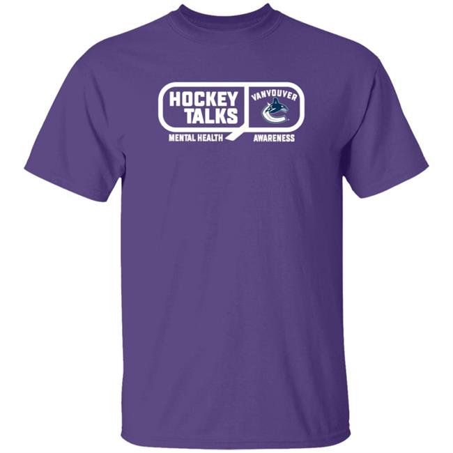 Vancouver Canucks Hockey Talks T Shirt Vancouver Canucks Hockey Talks T Shirt