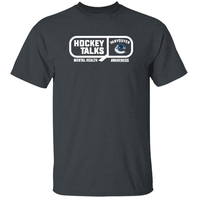 Vancouver Canucks Hockey Talks T Shirt Vancouver Canucks Hockey Talks T Shirt