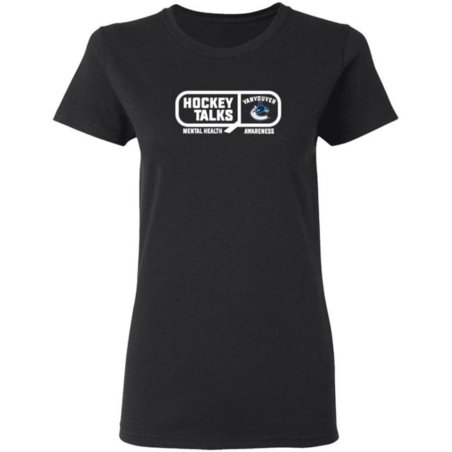 Vancouver Canucks Hockey Talks T Shirt Vancouver Canucks Hockey Talks T Shirt