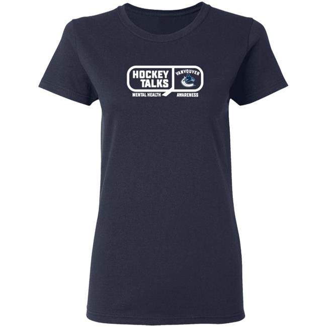 Vancouver Canucks Hockey Talks T Shirt Vancouver Canucks Hockey Talks T Shirt