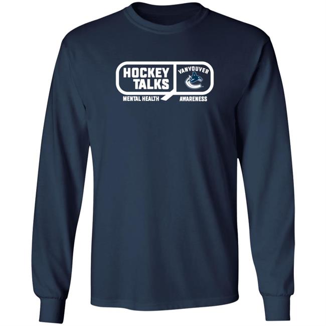 Vancouver Canucks Hockey Talks T Shirt Vancouver Canucks Hockey Talks T Shirt