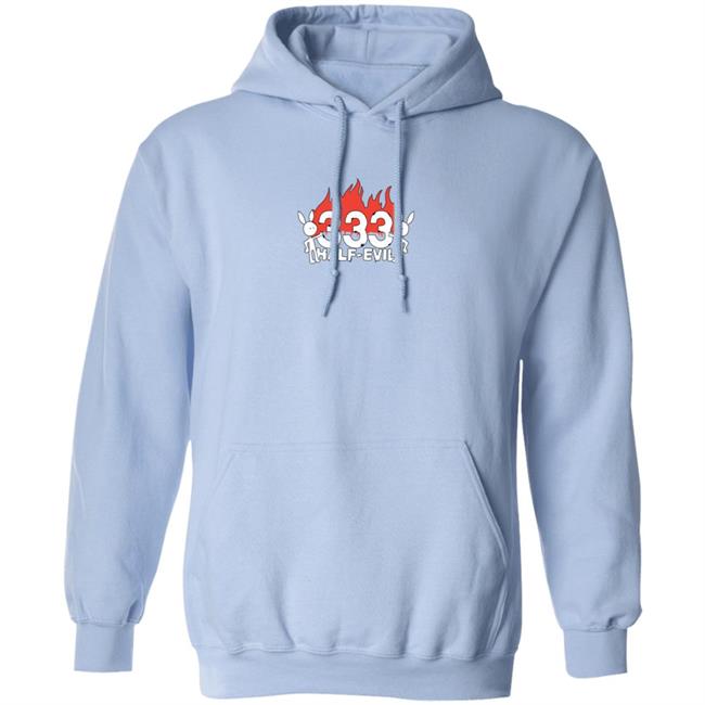 333 Halfevilco Kodone Flame Logo Hoodie 333 Halfevilco Kodone Flame Logo Hoodie
