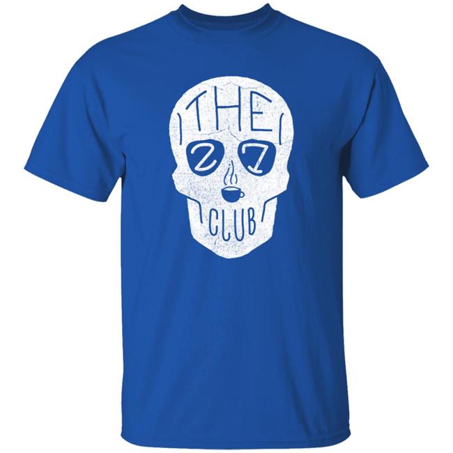 The 27 Club Coffee Skull Logo T Shirt The 27 Club Coffee Skull Logo T Shirt