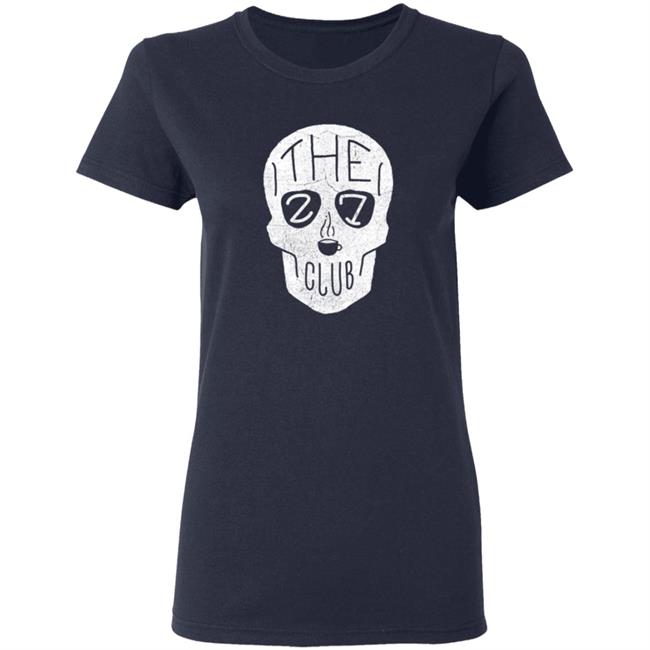 The 27 Club Coffee Skull Logo T Shirt The 27 Club Coffee Skull Logo T Shirt