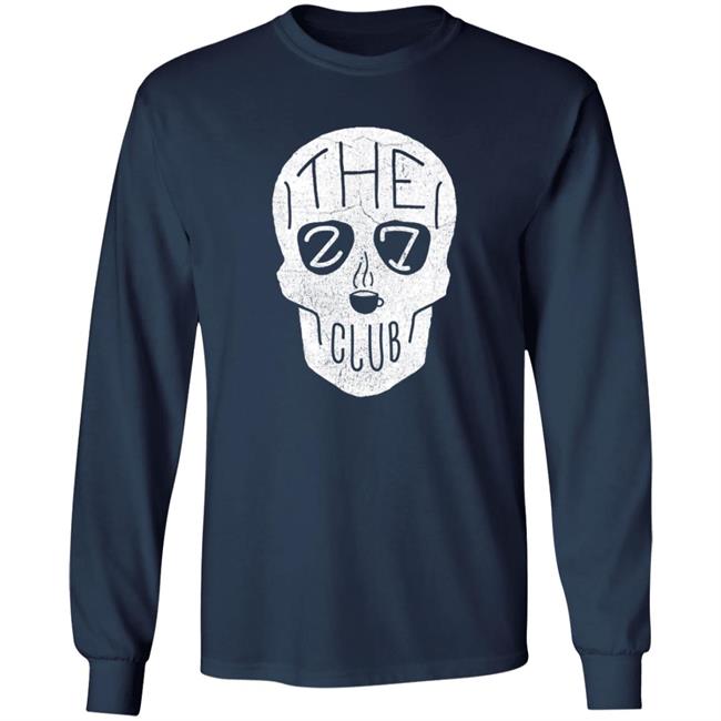 The 27 Club Coffee Skull Logo T Shirt The 27 Club Coffee Skull Logo T Shirt