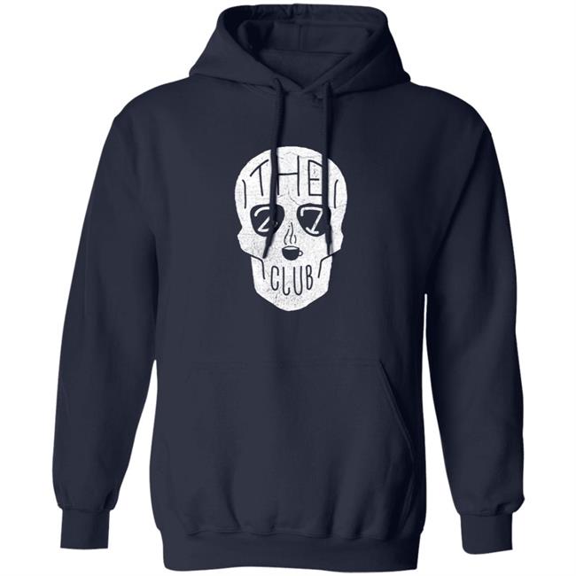 The 27 Club Coffee Skull Logo T Shirt The 27 Club Coffee Skull Logo T Shirt