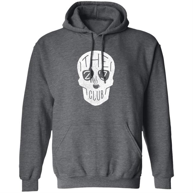 The 27 Club Coffee Skull Logo T Shirt The 27 Club Coffee Skull Logo T Shirt