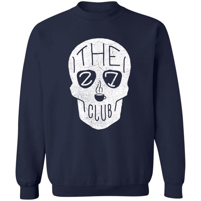 The 27 Club Coffee Skull Logo T Shirt The 27 Club Coffee Skull Logo T Shirt