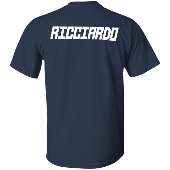 Daniel Ricciardo Merch Race Service X Dr White Logo Tee Shirt Daniel Ricciardo Merch Race Service X Dr White Logo Tee Shirt