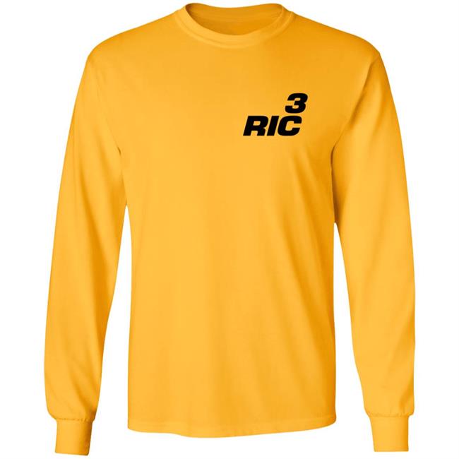 Daniel Ricciardo Merch RIC3 Logo Hand T Shirt Daniel Ricciardo Merch RIC3 Logo Hand T Shirt