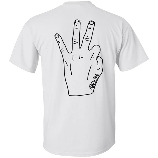 Daniel Ricciardo Merch RIC3 Logo Hand T Shirt Daniel Ricciardo Merch RIC3 Logo Hand T Shirt