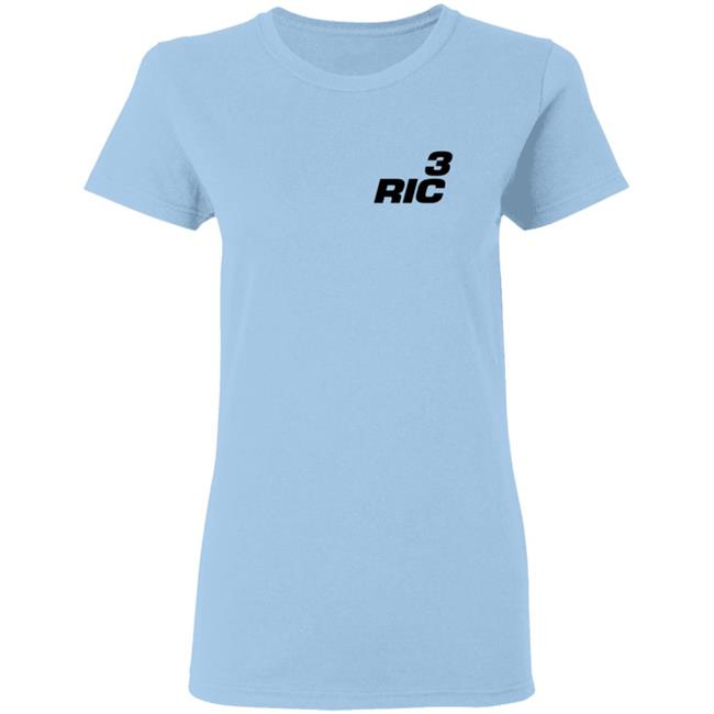 Daniel Ricciardo Merch RIC3 Logo Hand T Shirt Daniel Ricciardo Merch RIC3 Logo Hand T Shirt